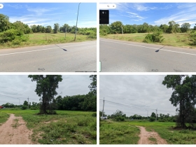 ขายที่ดินเปล่า 16 ไร่ 2 งาน 58 ตรว. อำเภอประทาย นครราชสีมา ติดถนน